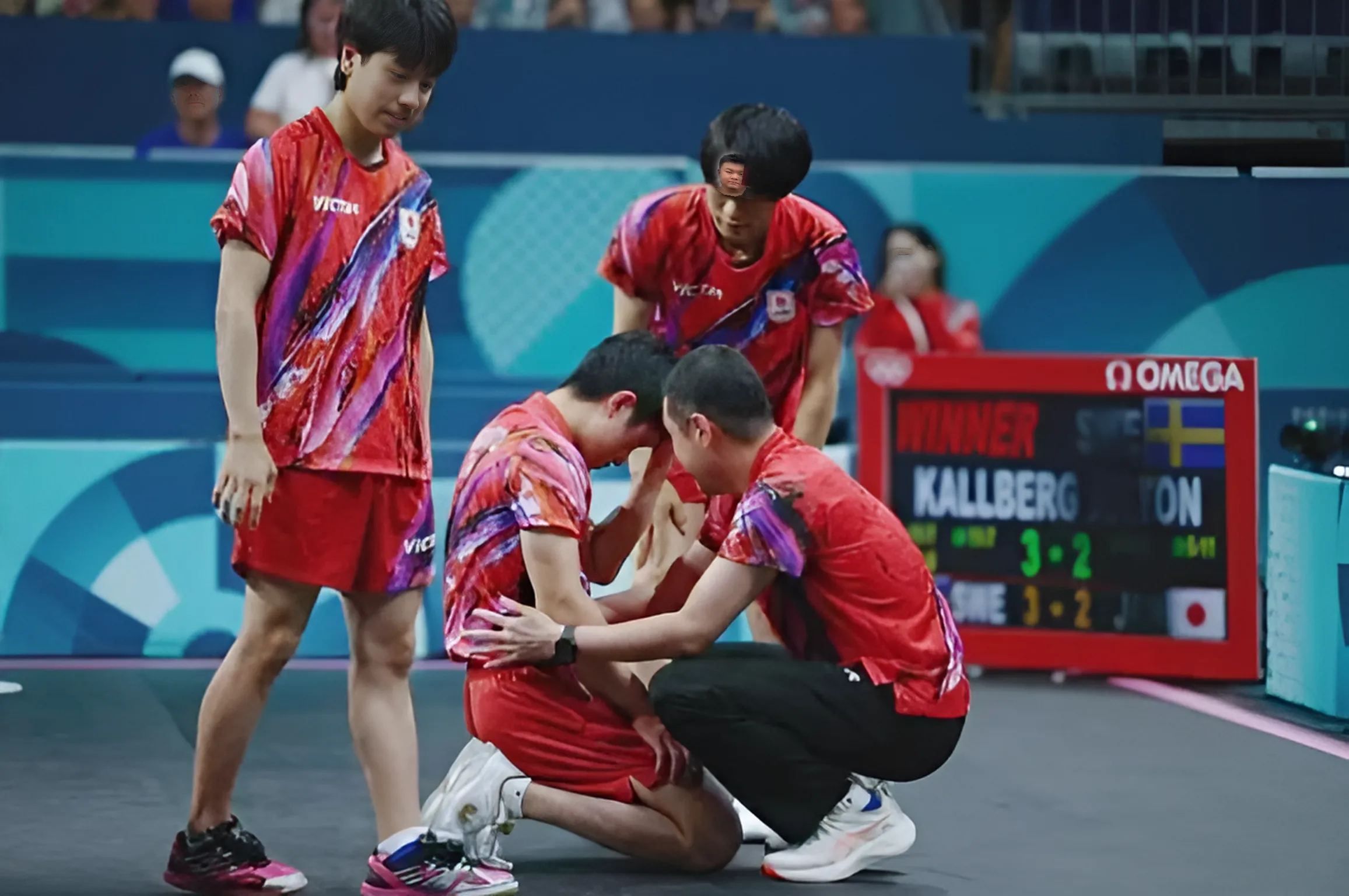 日本队完胜瑞典队，樊振东统治全场