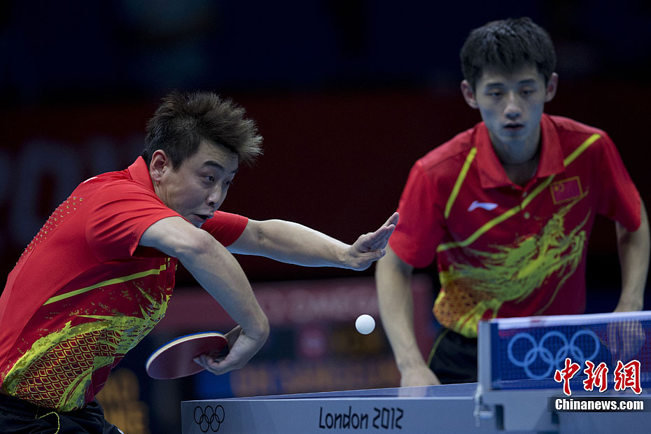 中国队完胜法国队,张继科带队取胜 中国队完胜法国队,张继科带队取胜